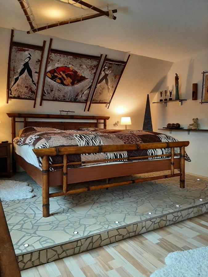 Ferienwohnung Fitness Entspannung Sauna Im Westerwald Derschen Bagian luar foto