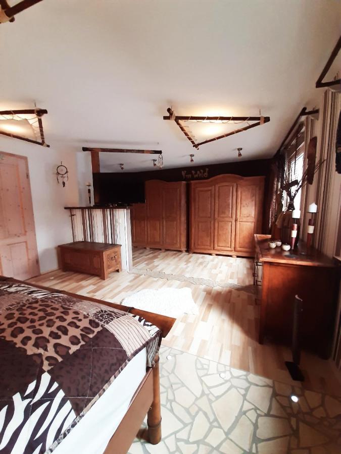 Ferienwohnung Fitness Entspannung Sauna Im Westerwald Derschen Bagian luar foto