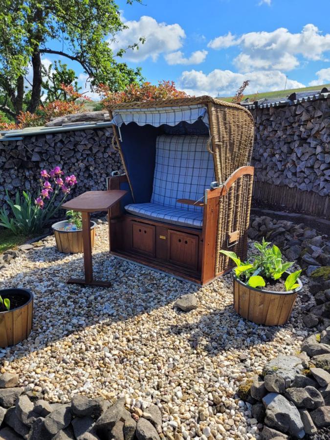Ferienwohnung Fitness Entspannung Sauna Im Westerwald Derschen Bagian luar foto