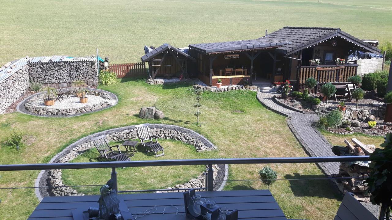 Ferienwohnung Fitness Entspannung Sauna Im Westerwald Derschen Bagian luar foto