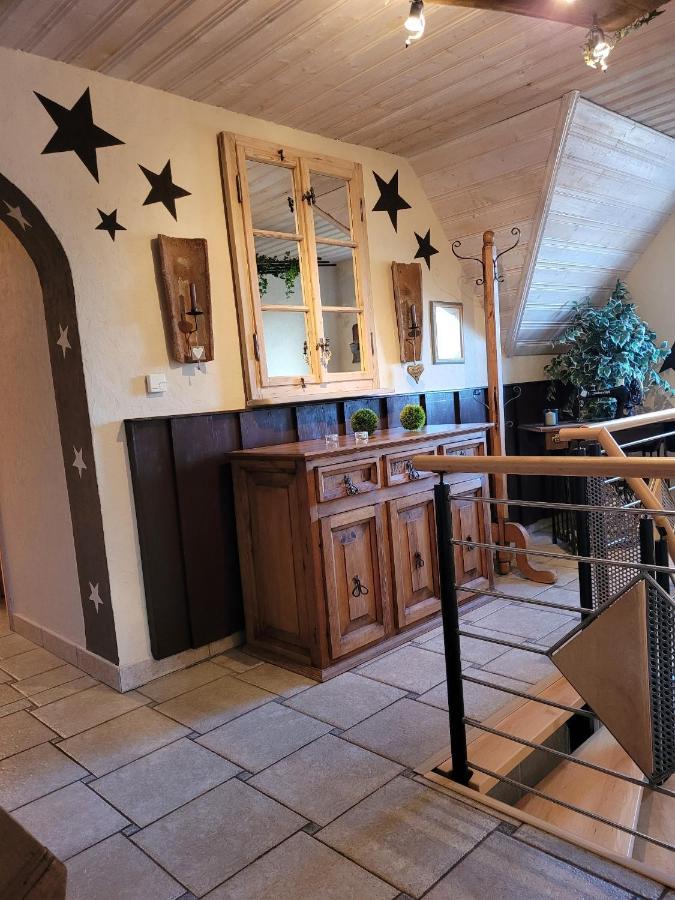 Ferienwohnung Fitness Entspannung Sauna Im Westerwald Derschen Bagian luar foto