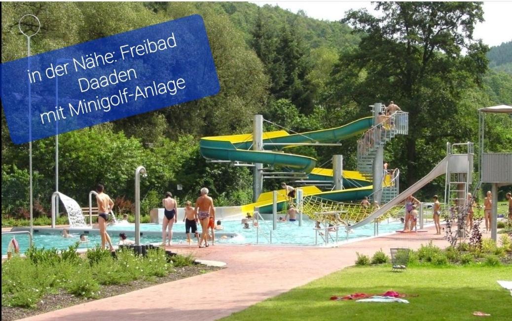 Ferienwohnung Fitness Entspannung Sauna Im Westerwald Derschen Bagian luar foto