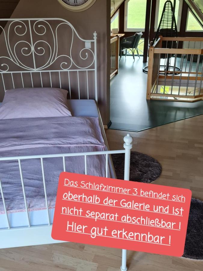 Ferienwohnung Fitness Entspannung Sauna Im Westerwald Derschen Bagian luar foto